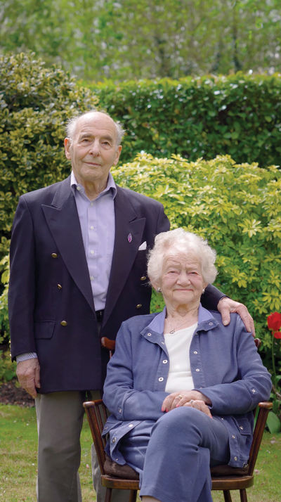 Bob Kirk was born in Hanover, Germany in 1925. Ann Kirk was born in Berlin, Germany in 1928. After the Kristallnacht pogrom in 1938, they both travelled to the UK alone on the Kindertransport, aged 13 and 10. They met after the war and have been married for 71 years.  - © Simon Roberts